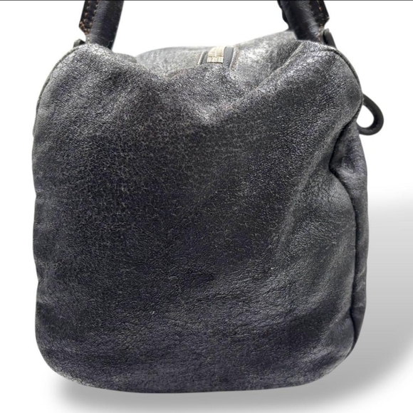 ☆RESERVRD☆ Vintage Chloe Eclipse Distressed Leather Boston Bag - Picture 12 of 16